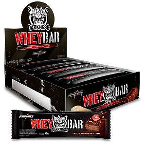 Barra de Proteína Dark Chocolate Amargo Castanhas Darkness 8 Unidades