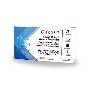 Autoteste Rápido FASTEP COVID-19 Ag II Assure  Kit com 1 Unidade