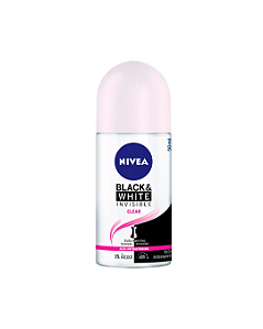 Desodorante Roll On Nivea Black & White Invisible Clear 50ml