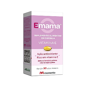 Emama Vitamina E 400mg com 30 Cápsulas