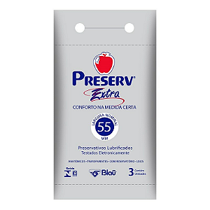 Camisinha Preserv Extra com 3 unidades