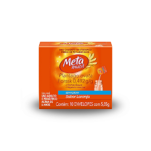 Metamucil Solúvel Laranja 10 Envelopes