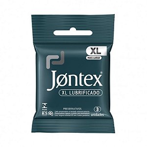 Preservativo Jontex XL Lubrificado com 3 Unidades