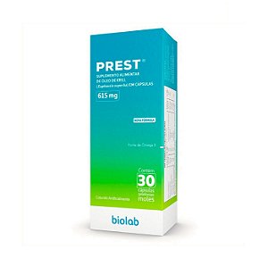 Suplemento Alimentar Prest 615mg 30 cápsulas