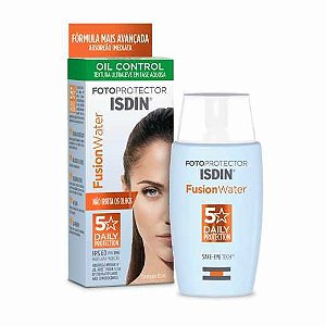 Protetor Solar Facial Isdin Fusion Water Oil Control FPS60 com 50ml