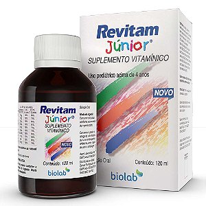 Polivitamínico Infantil Revitam Júnior Biolab 120ml