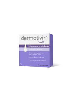 Sabonete Facial em Barra Dermotivin Soft Pele Seca ou Sensibilizada 90g
