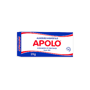 Algodão Apolo Hidrofilo 25gr