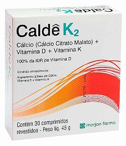 Suplemento Vitamínico Caldê K2 30 Comprimidos