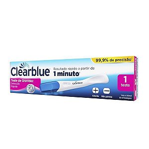 Teste De Gravidez 1 Minuto Clearblue Plus 1 Unidade