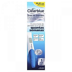Teste de Gravidez Clearblue Digital com 1 Unidade