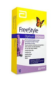 Tiras Freestyle Optium Cetona 10 Unidades