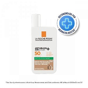 Protetor Solar Facial Anthelios Airlicium + Antioleosidade Com Cor 4.0 Fps 50 La Roche-posay