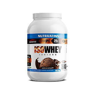 ISO Whey Protein Sabor Dark Chocolate 1020g Nutrilatina