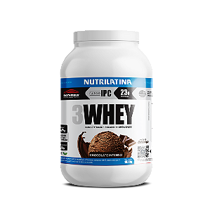 3 Whey Protein Sabor Chocolate 1020g Nutrilatina