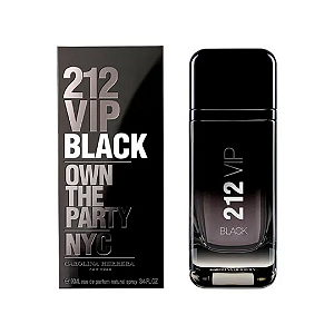 Perfume Masculino Carolina Herrera 212 Vip Black Eau De Parfum 100ml