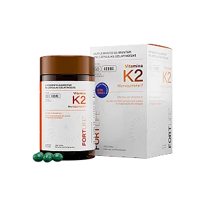 Vitamina K2 400mg 60 Cápsulas FortLife