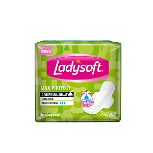 Absorvente Ladysoft Normal Com Abas Com 8 Unidades