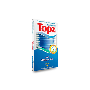 Hastes Flexíveis Topz com 75 Unidades