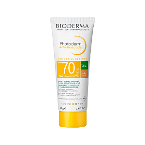 Protetor Solar Facial Bioderma Photoderm Antioleosidade FPS 70 Cor 3 Médio 40g