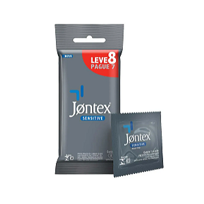 Preservativo Jontex Sensitive Leve 8 Pague 7