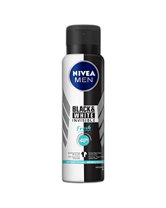 Desodorante Aerossol Nivea Men Black & White Invisible Fresh 150ml