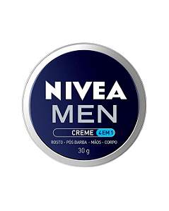 Creme Hidratante NIVEA MEN 4 em 1 Lata 30g