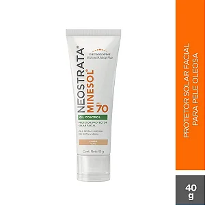 Protetor Solar Facial Neostrata Minesol Oil Control FPS 70 Claro 40g