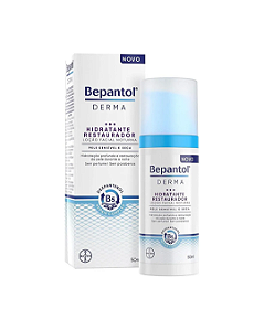 Loção Hidratante Bepantol Derma Restaurador Noturno Facial 50ml