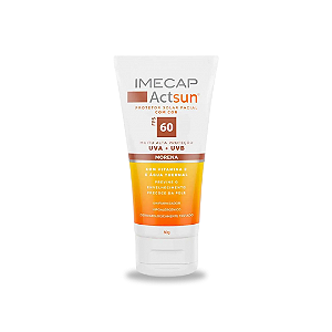 Imecap Actsun Protetor Solar Facial Fps60 Cor Morena 50g