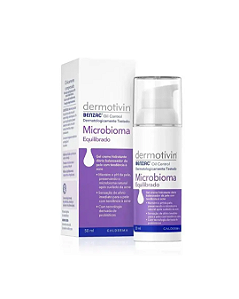 Gel Creme Hidratante Dermotivin Benzac Oil Control Microbioma Equilibrado Pele com Acne 50ml