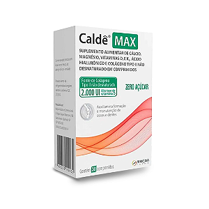 Calde Max 2.000 UI com 30 Comprimidos
