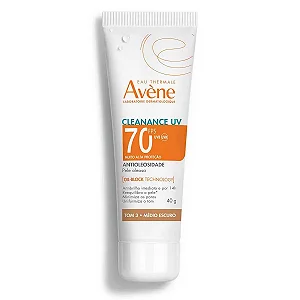 Protetor Solar Facial Avène Cleanance UV FPS 70 Médio Escuro 40g