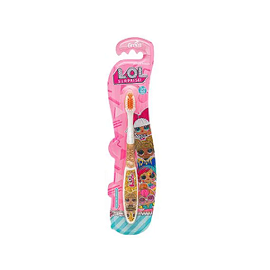 Escova Dental Infantil Macia Dourada Lol Surprise Green