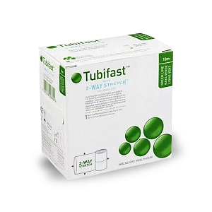 Curativo Bandagem Elástica para Fixação de Curativos Tubifast Verde 5cm x 10m Molnlycke