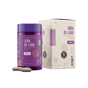 Juba de Leão 100mg 60 Cápsulas FortLife