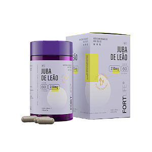 Juba de Leão 230mg 60 Cápsulas FortLife