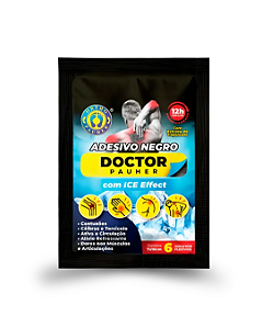Adesivo Gel Negro com 6 Unidades 7x10cm Doctor Pauher