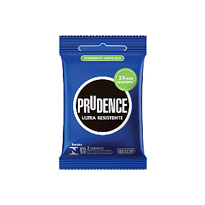 Preservativo Prudence Ultra Resistente com 3 unidades