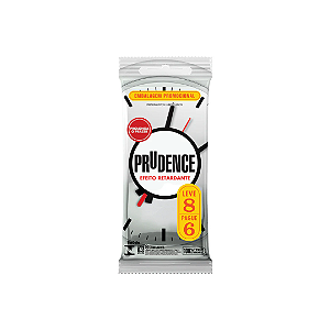 Preservativo Prudence Efeito Retardante Leve 8 Pague 6