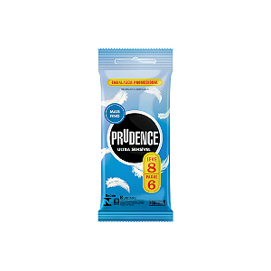 Preservativo Prudence Ultra Sensível Leve 8 pague 6