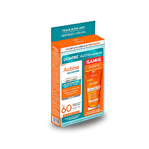Kit Darrow Actine Protetor Solar Aquafluid FPS 60 40g + Gel de Limpeza 40g