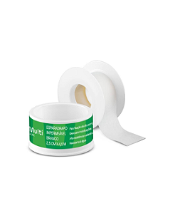 Esparadrapo Impermeável Branco 2,5cm X 4,5m Multilaser HC669