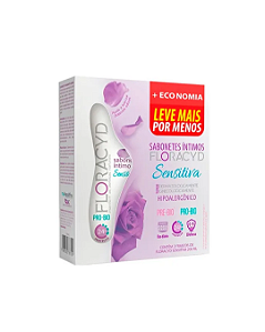 Sabonete Íntimo Floracyd Sensitiva Com 2 Unidades De 200ml
