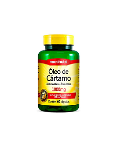 Óleo De Cartamo 1000mg Com 60 Cápsulas