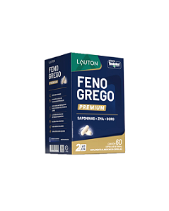 Feno Grego Premium Testofen Saponinas, ZMA e Boro 60 Cápsulas Lauton