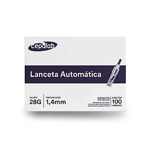 Lanceta automática 28Gx1,4mm Cepalab