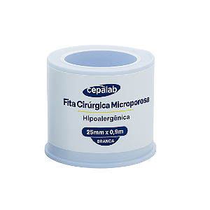 Fita Cirúrgica Microporosa Branca Cepalab 25mmX0,9m