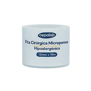 Fita Cirúrgica Microporosa Cepalab Branca 12mmX10m