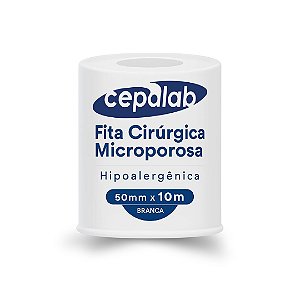 Fita Cirúrgica Microporosa Cepalab Branca 50mmX10m